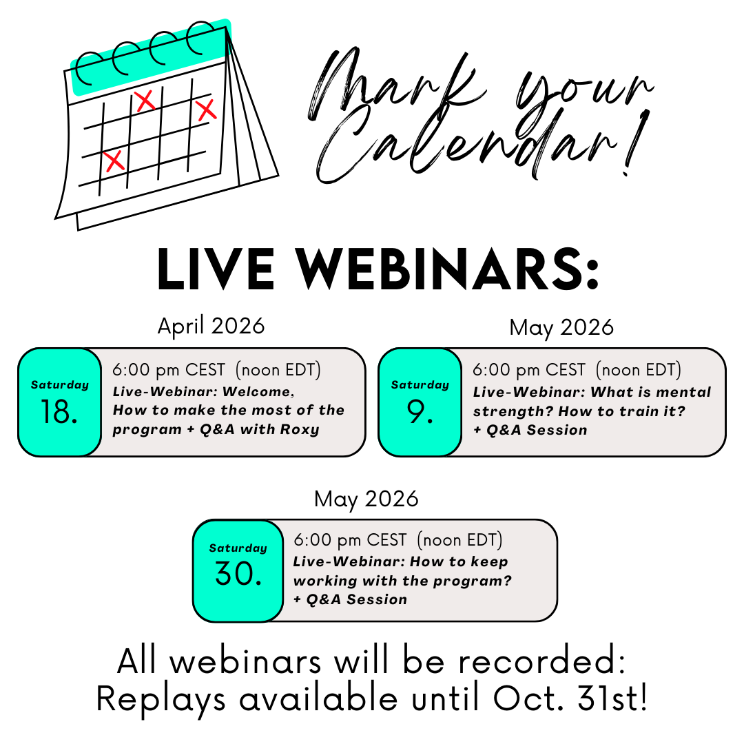 Webinar schedule MTB Skills Program
