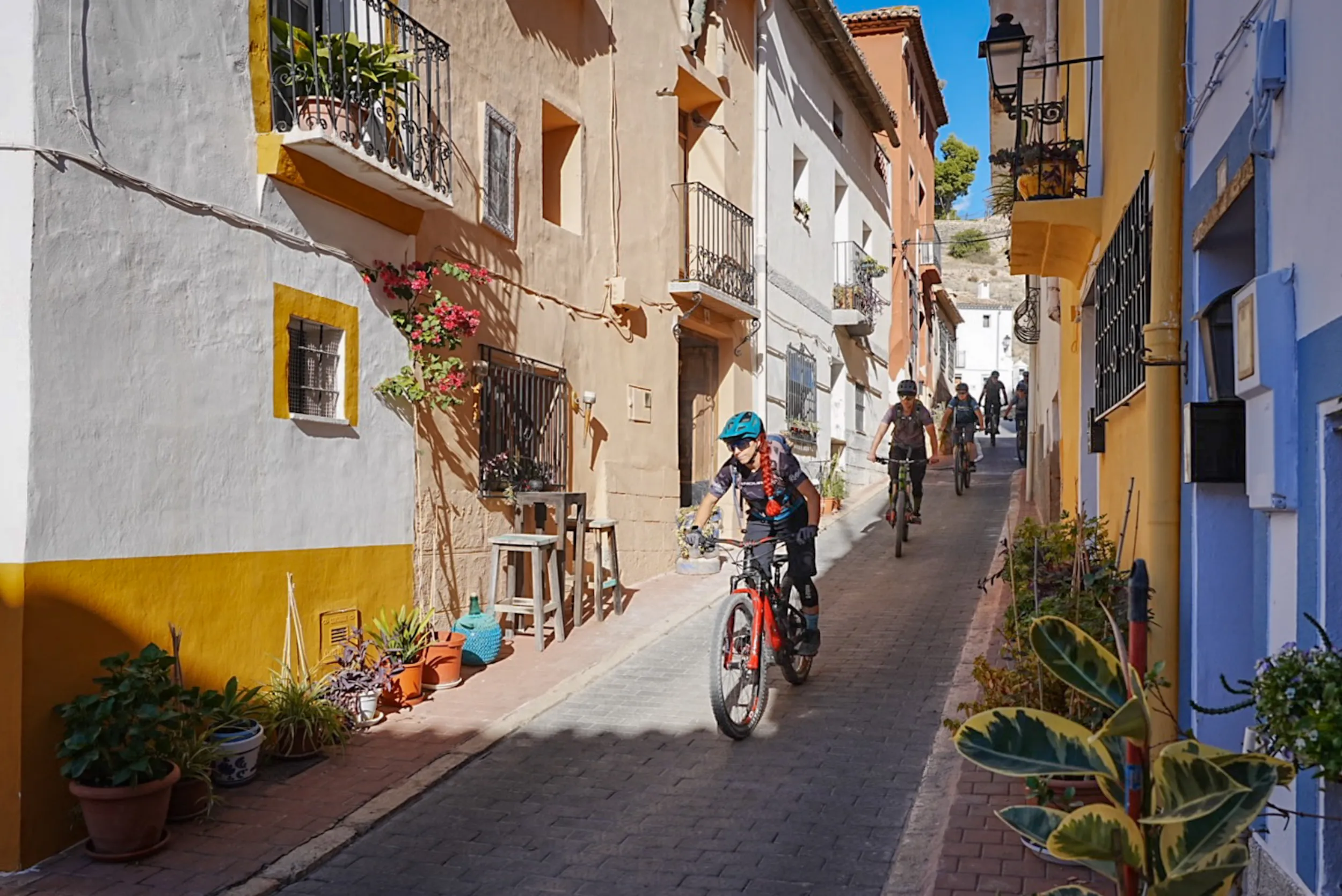 enchanting villages by bike in Spain winter destination